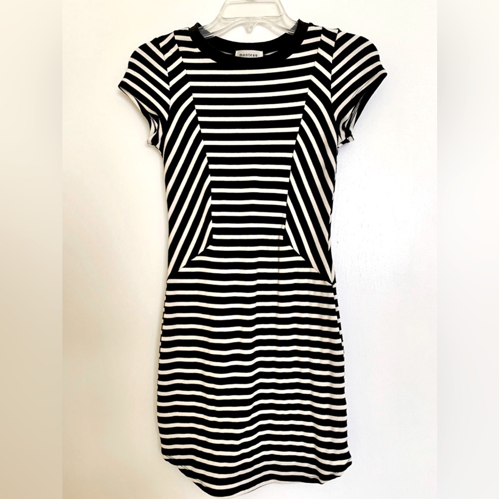 Monteau Los Angeles striped dress